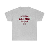 Hillman Alumni: Maroon Lettering Unisex Short Sleeve Tee
