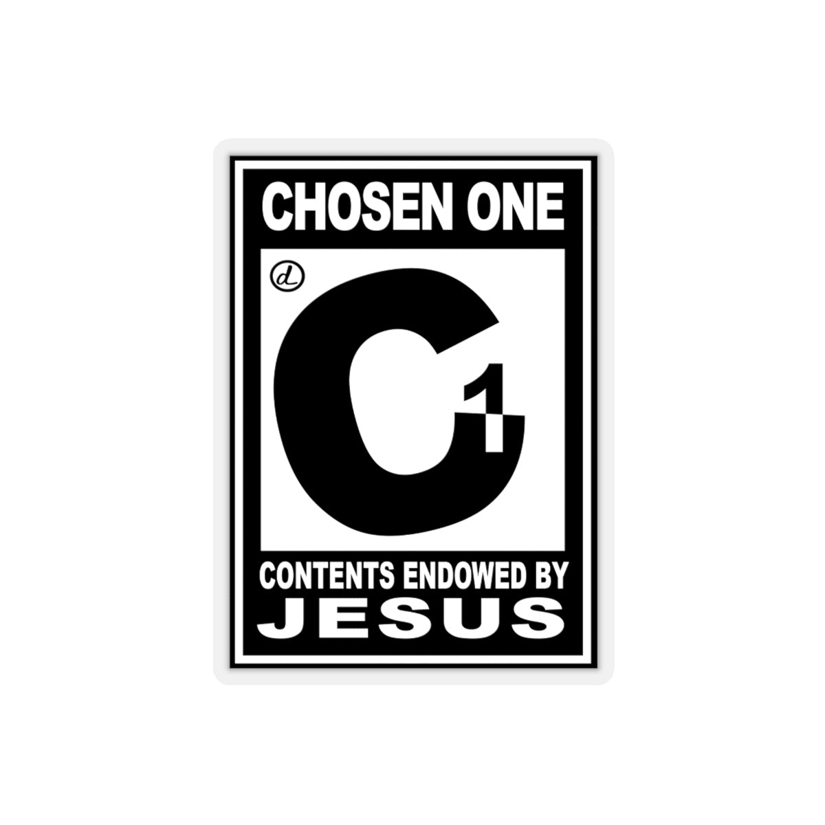ESRB Chosen One: Kiss-Cut Stickers