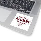 Hillman Alumni: Square Stickers