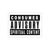 Spiritual Content: Kiss-Cut Stickers