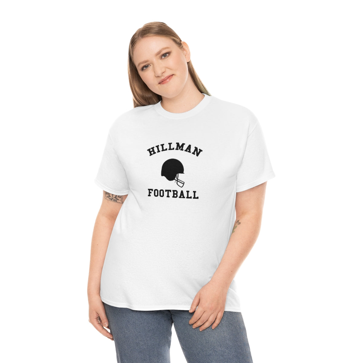 Hillman Football: Black Lettering Unisex Short Sleeve Tee