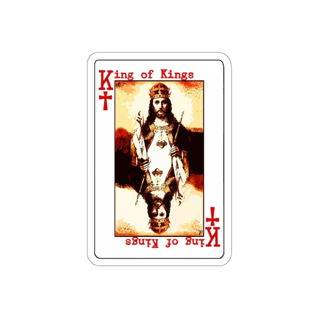 King of Kings Inspirational: Kiss-Cut Stickers
