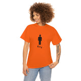 King Silhouette (Dark) Inspirational Heavy Cotton Tee