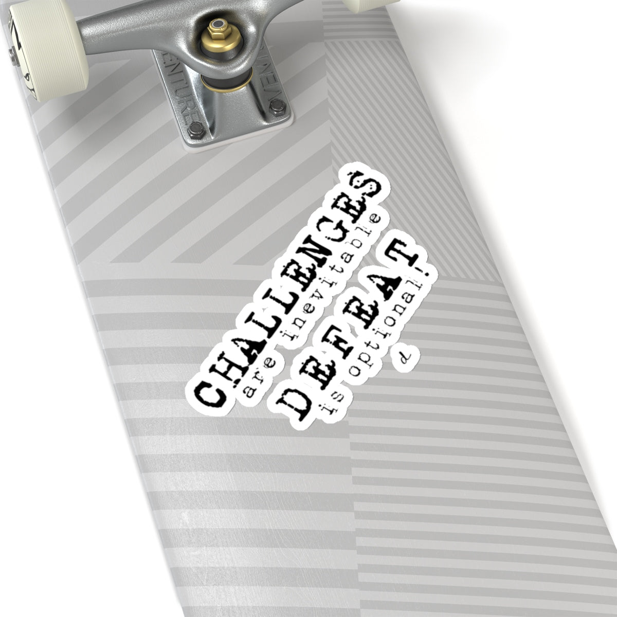 Challenger Inspirational: Kiss-Cut Stickers