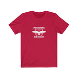 Spread Your Wings: White Lettering Unisex Short Sleeve Tee