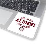 Hillman Alumni: Square Stickers