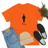 King Silhouette (Dark) Inspirational Heavy Cotton Tee