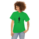 King Silhouette (Dark) Inspirational Heavy Cotton Tee