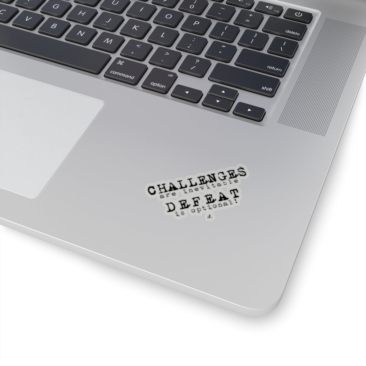 Challenger Inspirational: Kiss-Cut Stickers