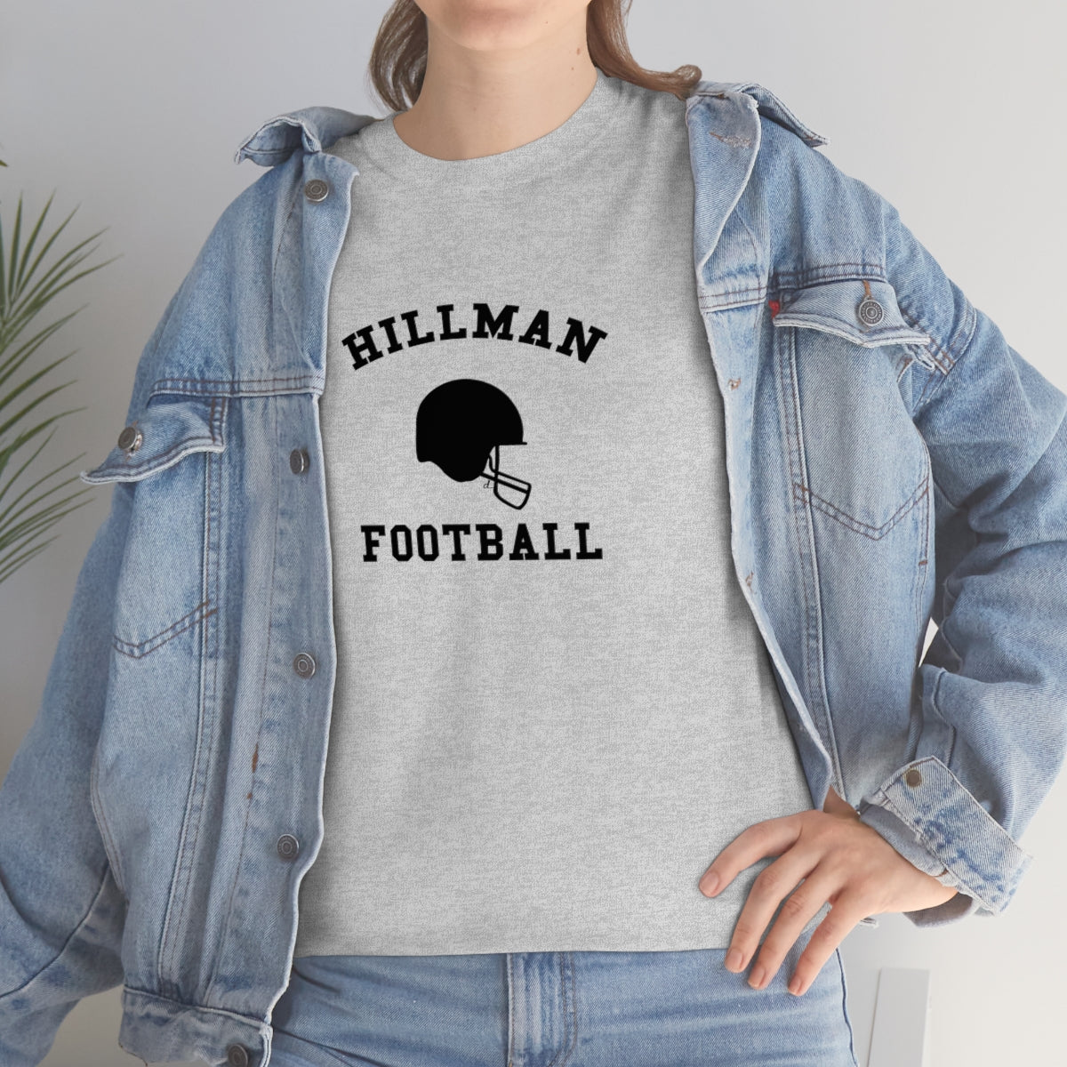 Hillman Football: Black Lettering Unisex Short Sleeve Tee