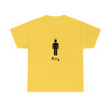 King Silhouette (Dark) Inspirational Heavy Cotton Tee
