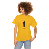 King Silhouette (Dark) Inspirational Heavy Cotton Tee
