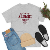Hillman Alumni: Maroon Lettering Unisex Short Sleeve Tee