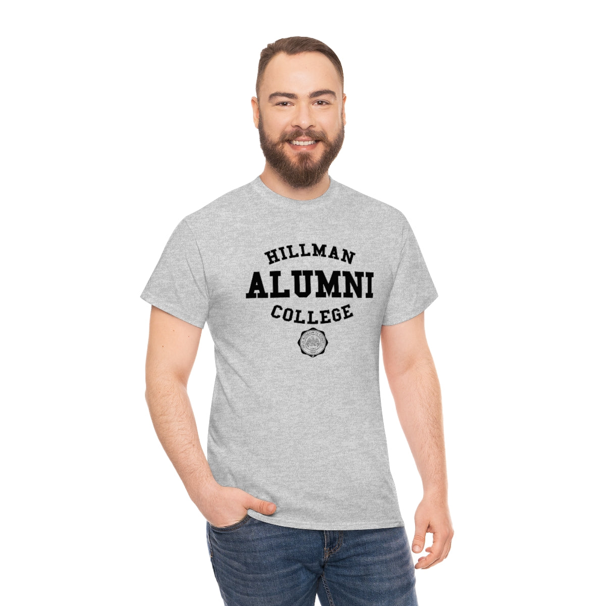 Hillman Alumni: Black Lettering Unisex Short Sleeve Tee