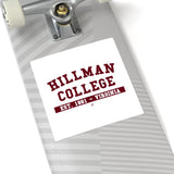 Hillman College: Square Stickers