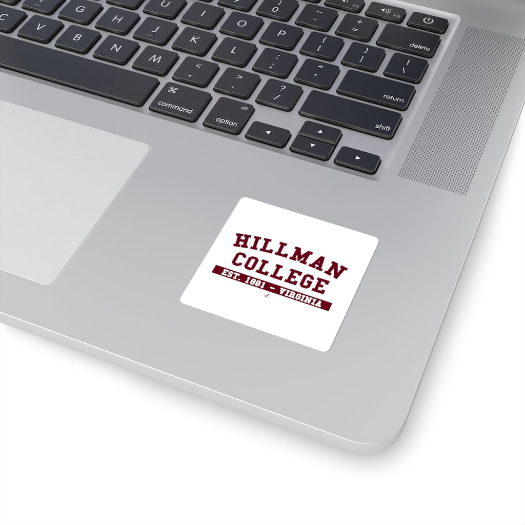 Hillman College: Square Stickers