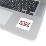 Hillman College: Square Stickers