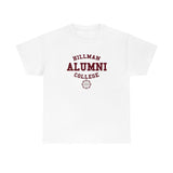 Hillman Alumni: Maroon Lettering Unisex Short Sleeve Tee