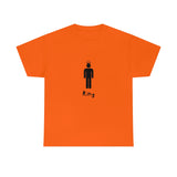King Silhouette (Dark) Inspirational Heavy Cotton Tee