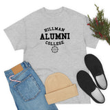 Hillman Alumni: Black Lettering Unisex Short Sleeve Tee