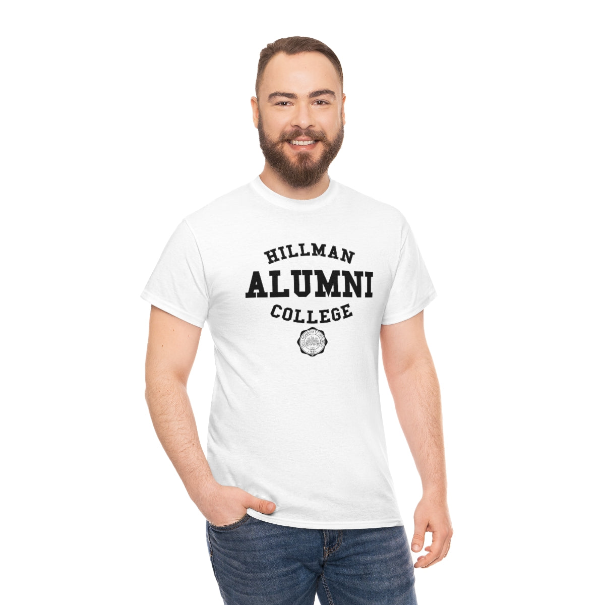 Hillman Alumni: Black Lettering Unisex Short Sleeve Tee