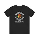 Cheeseburger Ministries Inspirational: White lettering Short Sleeve Tee