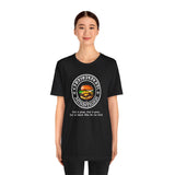 Cheeseburger Ministries Inspirational: White lettering Short Sleeve Tee