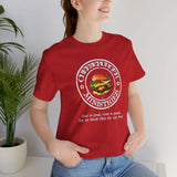 Cheeseburger Ministries Inspirational: White lettering Short Sleeve Tee