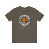 Cheeseburger Ministries Inspirational: White lettering Short Sleeve Tee