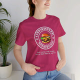 Cheeseburger Ministries Inspirational: White lettering Short Sleeve Tee