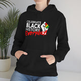 Celebrate Black History Everyday Inspirational: -  Hooded Sweatshirt