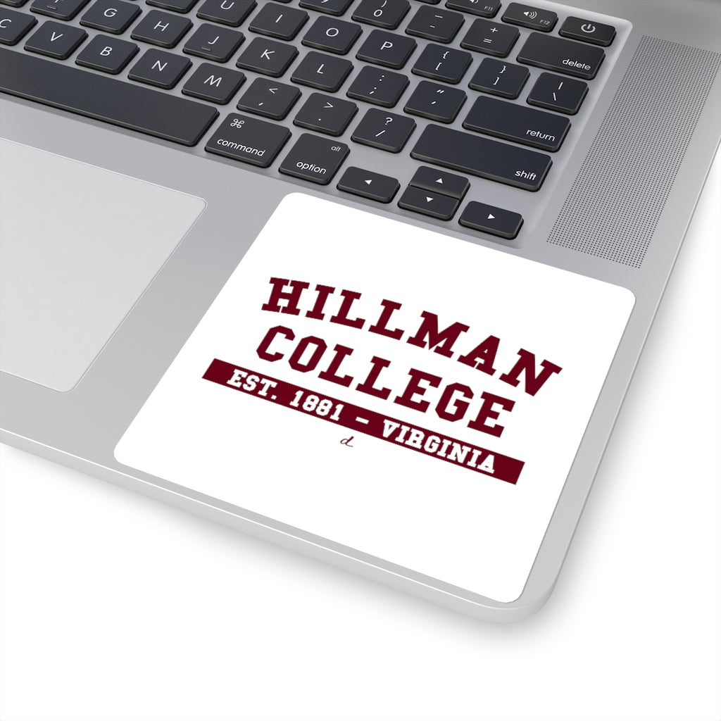 Hillman College: Square Stickers