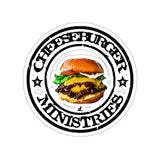 Cheeseburger Ministries: Inspirational Kiss-Cut Stickers