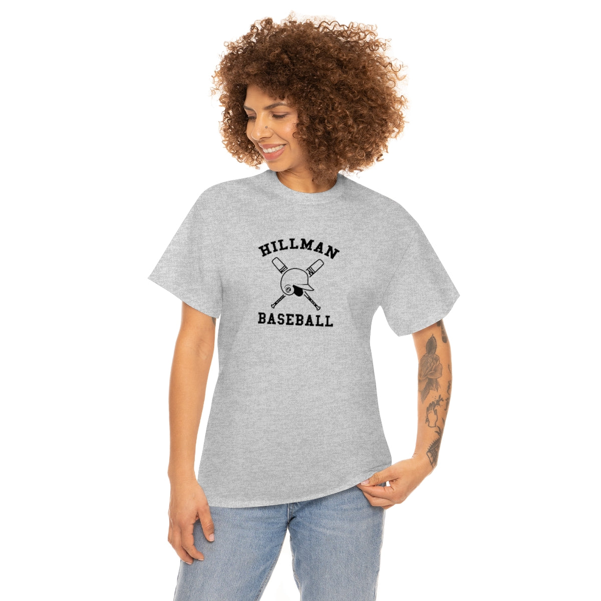 Hillman Baseball: Black Lettering Unisex Short Sleeve Tee