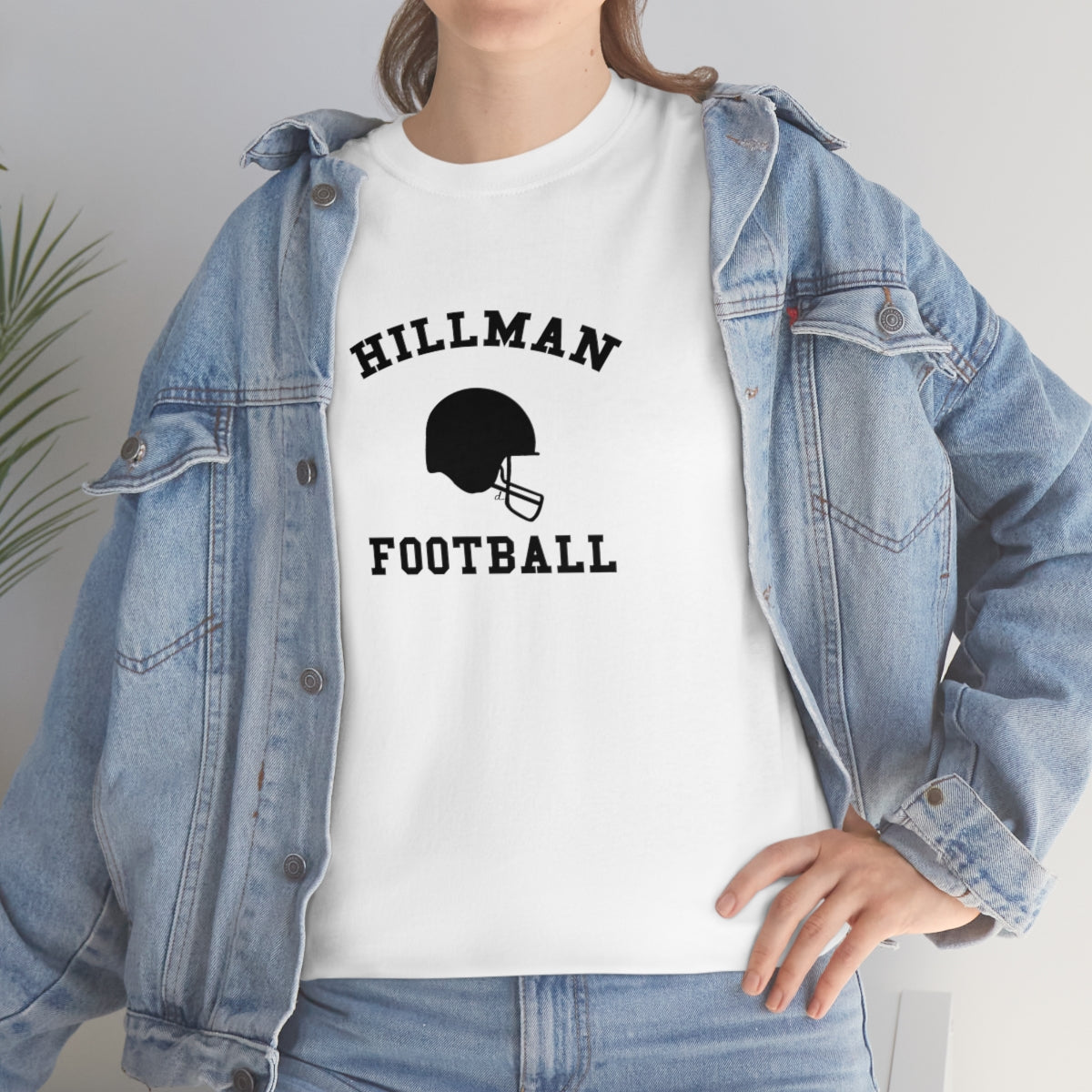 Hillman Football: Black Lettering Unisex Short Sleeve Tee