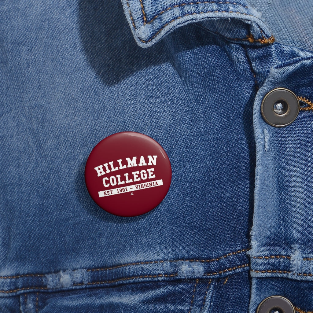 Hillman College Pin Buttons