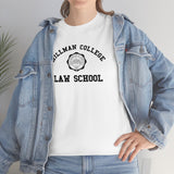 Hillman Law School: Black Lettering Unisex Short Sleeve Tee