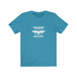 Spread Your Wings: White Lettering Unisex Short Sleeve Tee