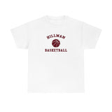 Hillman Basketball: Maroon Lettering Unisex Short Sleeve Tee