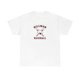 Hillman Baseball: Maroon Lettering Unisex Short Sleeve Tee