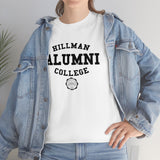 Hillman Alumni: Black Lettering Unisex Short Sleeve Tee