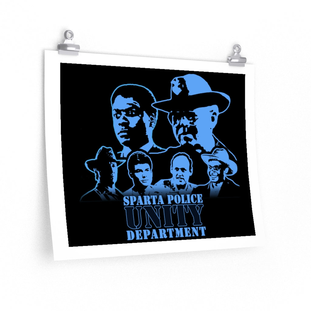 "Unity" Sparta Police Department: Matte horizontal posters