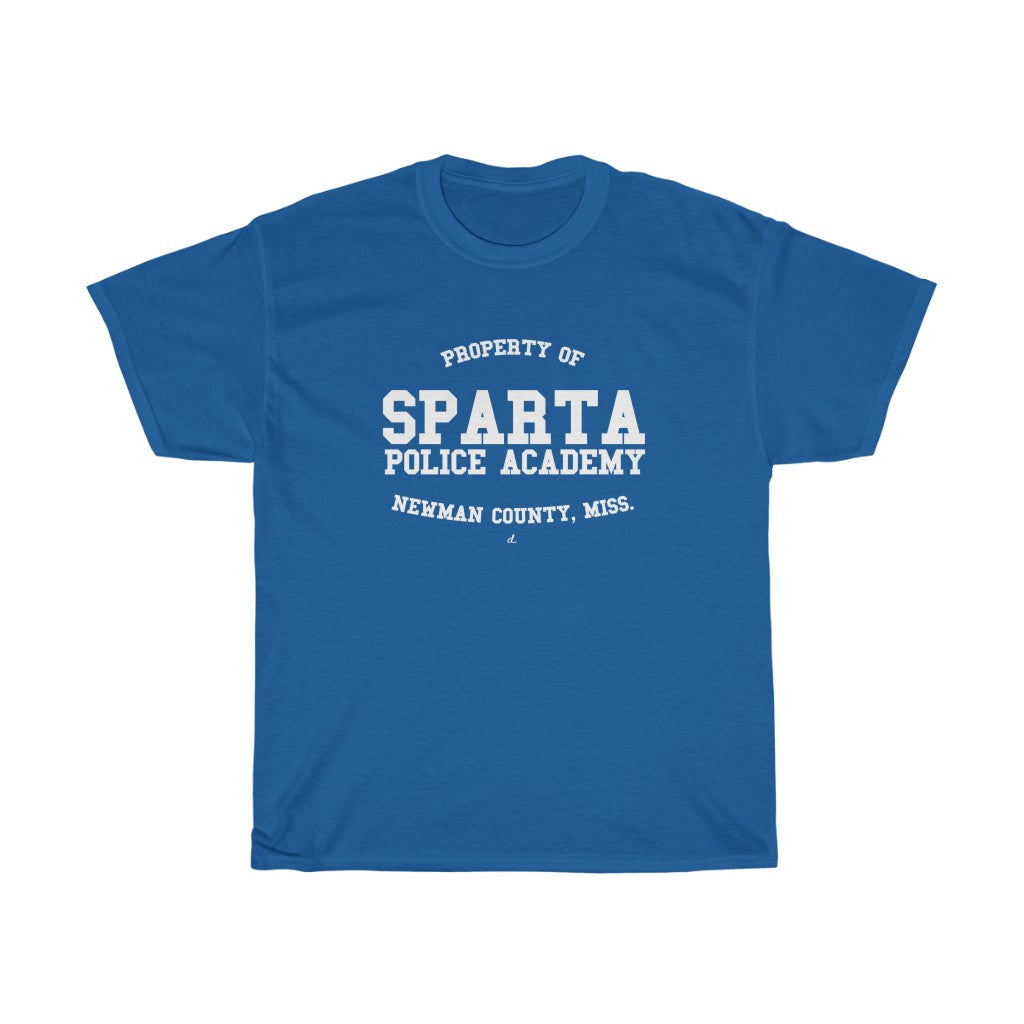Sparta Police Academy: White Lettering Unisex Short Sleeve Tee