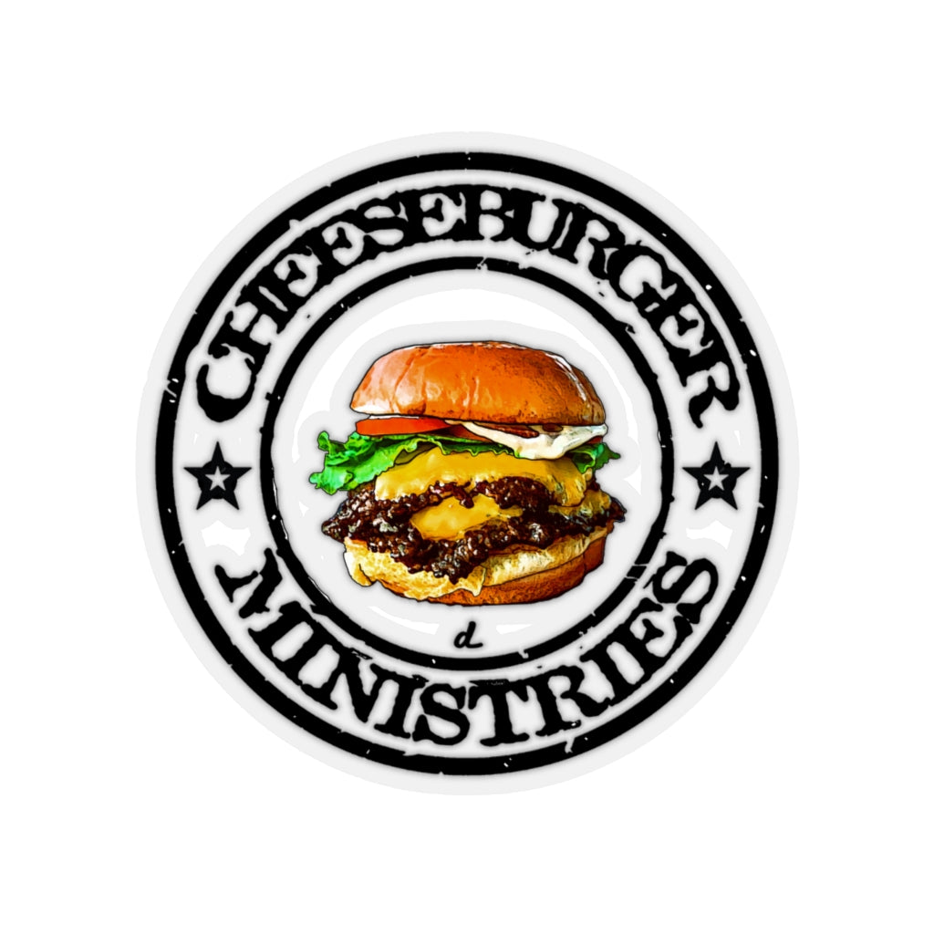 Cheeseburger Ministries: Inspirational Kiss-Cut Stickers